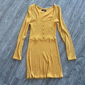 Mustard colored women stress